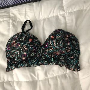 pink padded bralette